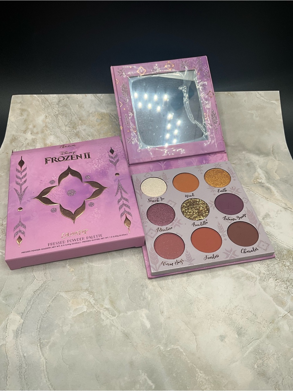 ColourPop Pink & Gold Eyeshadow Palette ANNA PALETTE